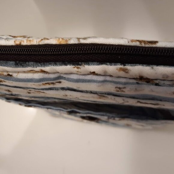 New Southwestern Western Purse Aspen Wood Tree print Blue Brown White Quilt bag - Picture 8 of 9